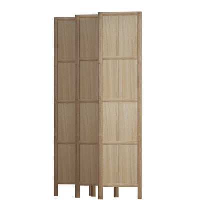 Artiss Jade Room Divider Screen Privacy Wood Dividers Stand 6 Panel Brown